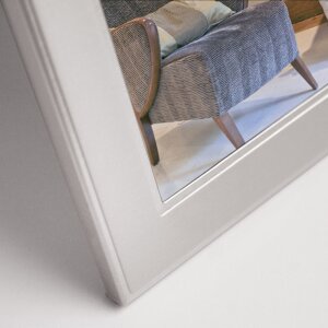 ZEP Fotorahmen Olimpia Silber 20x30 cm Metall mit Aufsteller Hochformat