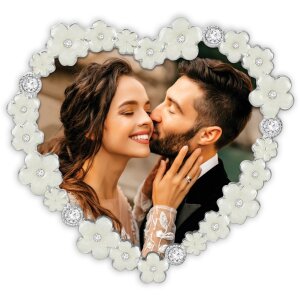 ZEP Metall-Portraitrahmen Puccini 10x10 cm Herzform