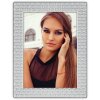 Металлическая фоторамка ZEP 22S35 серебристая глянцевая 15x20 см