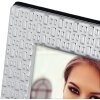 Металлическая фоторамка ZEP 22S35 серебристая глянцевая 15x20 см