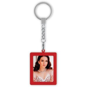 ZEP Foto-Schlüsselanhänger Metall rot für...