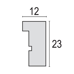 ZEP Holzrahmen Malmo natur 30x40 cm mit Passepartout 20x30 cm