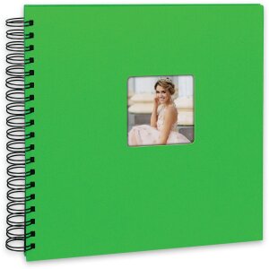 ZEP Spiralalbum Misty grün 25x25 cm 50 schwarze Seiten