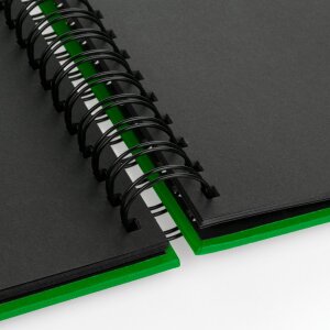 ZEP Spiralalbum Misty grün 25x25 cm 50 schwarze Seiten