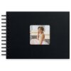 ZEP Spiralalbum Misty schwarz 21x16 cm 50 schwarze Seiten