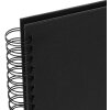 ZEP Spiralalbum Misty schwarz 21x16 cm 50 schwarze Seiten