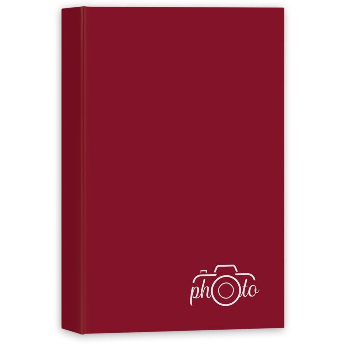 ZEP Flipalbum XF468 Red для 80 фотографий 10x15 см обложка с художественной печатью