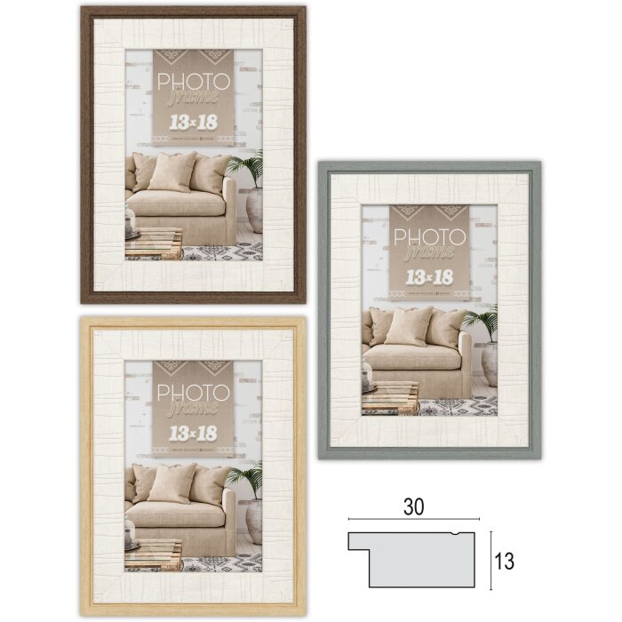 ZEP Polysterol-Bilderrahmen Ischia 10x15 cm bis 20x30 cm