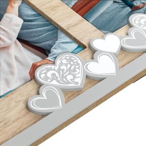 ZEP Holz-Fotorahmen Lola 10x15 cm Hoch- und Querformat Doppelrahmen