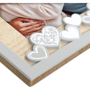 ZEP Holz-Fotorahmen Lola 10x15 cm Hoch- und Querformat Doppelrahmen