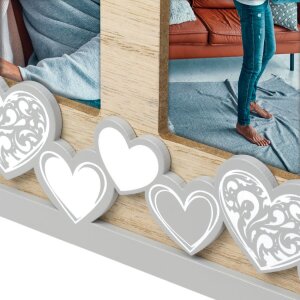 ZEP Holz-Fotorahmen Lola 10x15 cm Hoch- und Querformat Doppelrahmen