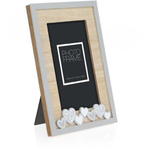 ZEP Holz-Fotorahmen Lola 10x15 cm Hoch- und Querformat Doppelrahmen