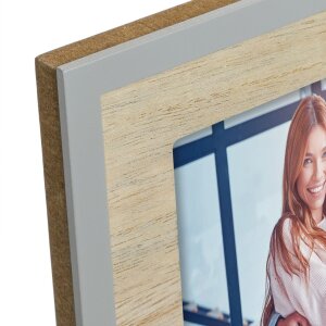 ZEP Holz-Fotorahmen Lola 10x15 cm Hoch- und Querformat Doppelrahmen
