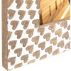 ZEP Holz-Fotorahmen Lorena 10x15 und 13x18 cm braun-weiß Herzen