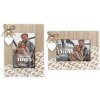 ZEP Holz-Fotorahmen Luisa 10x15 cm Hoch- und Querformat braun