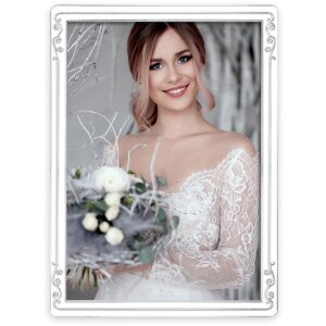 ZEP Metall Portraitrahmen Mozart 10x15 cm bis 20x25 cm silber