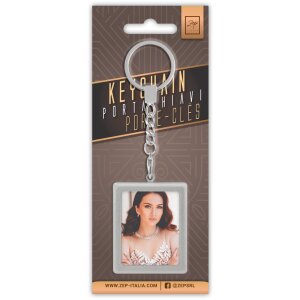 ZEP фото брелок металлический 2 фото 3,5x4,5 см