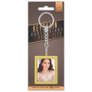 ZEP фото брелок металлический 2 фото 3,5x4,5 см