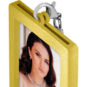 ZEP фото брелок металлический 2 фото 3,5x4,5 см