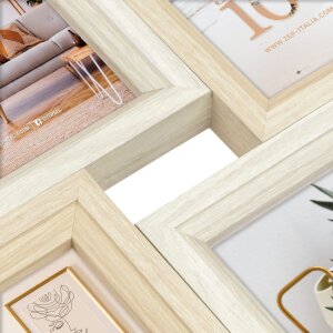 ZEP Деревянная рамка для галереи Zara натуральная 4-8 фотографий 10x15 см