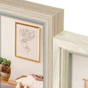 ZEP Деревянная рамка для галереи Zara натуральная 4-8 фотографий 10x15 см