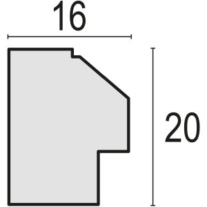 ZEP Деревянная рамка для галереи Zara натуральная 4-8 фотографий 10x15 см