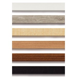 Walther Holzrahmen Stockholm schwarz 40x50 cm mit Passepartout Acrylglas