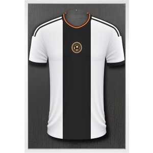 Walther Holzrahmen Stockholm 3D Trikotrahmen weiß 60x90 cm Acrylglas