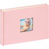 Walther Klein-Fotoalbum FUN rosa 22x16 cm 40 weiße Seiten