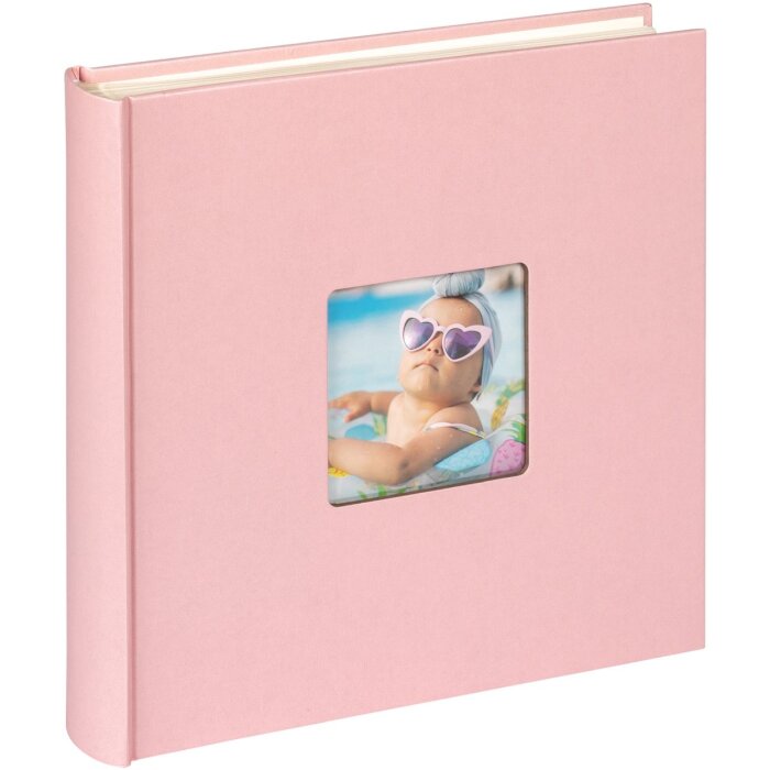 Walther Jumbo Fotoalbum Fun rosa 30x30 cm 100 weiße Seiten