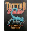 ZEP Blechschild TATTOO 47x35x0,5 Zentimeter Long Beach