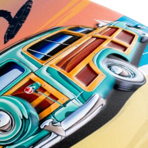 ZEP Blechschild SURF 52,5x23x0,3 cm Surf Zone