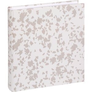 Walther Fotoalbum Terrazzo Stone White 30x30 cm 60...