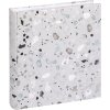 Walther Fotoalbum Terrazzo Stone Grey 30x30 cm 60 weiße Seiten