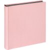 Walther Fotoalbum Fun rosa 30x30 cm 100 schwarze Seiten Pergamin CD Archiv