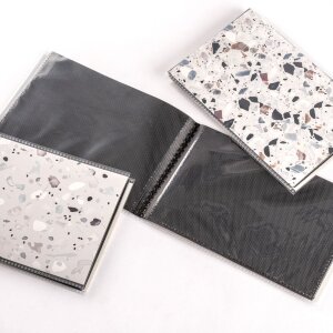 Walther Minialbum Einsteckalbum Terrazzo 20 Fotos 10x15 cm