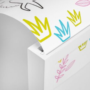 Walther Holzrahmen Artist Explorer 21x29,7 cm Weiß mit Kunstglas