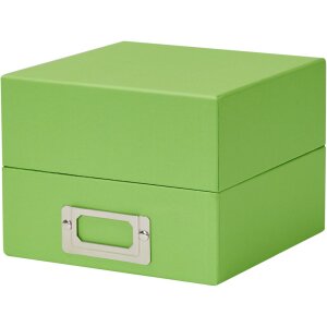 Бокс для фотографий HNFD Sawala 10x15 см яблочно-зеленый...