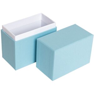 Фотобокс HNFD Parda 300 фотографий 10x15 см аква стоя с воротничком бумажная обложка