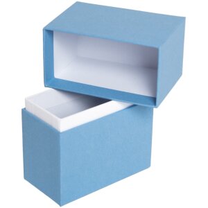 Бокс для фотографий HNFD Parda темно-синий 11x5,5x16 см для 200-300 фотографий 10x15 см