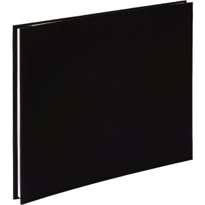 HNFD Linen screw-top album black 38x31 см 40 белых страниц