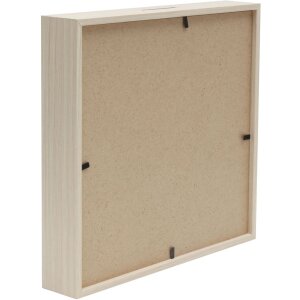 Деревянная шкатулка для денег Deknudt S68VD1 натуральная 18x18 см