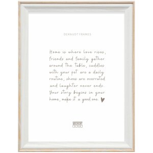 Deknudt Holzrahmen S68VG1 weiß-natur 20x30 cm