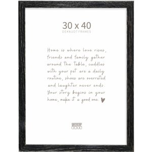 Deknudt Holzrahmen S68VF schwarz 30x40 cm