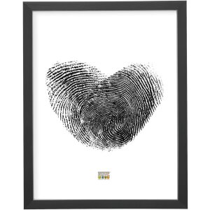 Deknudt Kunststoffrahmen S41VK2 schwarz mit Silberkante 21x29,7 cm DIN A4