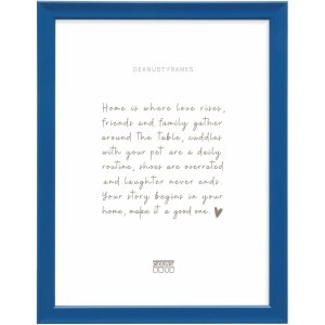 Деревянная рамка Deknudt S45Y синяя 20x30 см