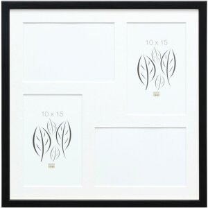 Деревянная рамка для галереи Deknudt S41JL2 черная 4 фото...
