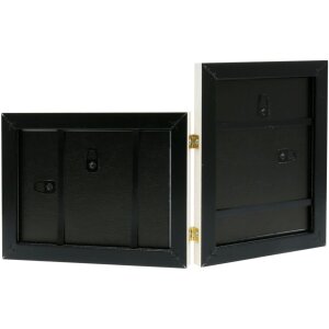 Deknudt S41VF1 Doppelrahmen Kunststoff weiß 2 Fotos 13x18 cm