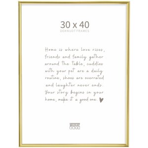 Алюминиевая фоторамка Deknudt S027 золото 30x40 см