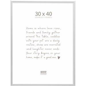 Алюминиевая фоторамка Deknudt S027 серебристая 30x40 см